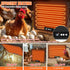 150W, Foandbevi Large Chicken Coop Heater for Winter, Metal Chick Brooder Plate Radiant Heater for Chicken Coop, Safe