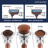 KYONANO Dalbergia Odorifera Wooden Coffee Distributor, 51mm Espresso Distributor with Adjustable Depth Scale