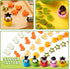 GET FRESH 17-pcs Sandwich Cutters and Sealers for Kids - Stainless Steel Dino Mouse Metal Sealers and Veggie Cutters