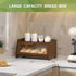 Countertop, JANSNIMEN Vintage Bread Box for Kitchen Large Bread Container Storage, Wooden Farmhouse Bread Box