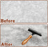 Hand Held Carpet Rake for Matted Carpet, Portable Shag Rug Rake, 6.0 x 4.3 inches, Black