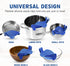 Kitchen Gizmo Snap N' Strain, Silicone Clip-On Colander for Vegetables and Pasta, Essential Cooking Tool