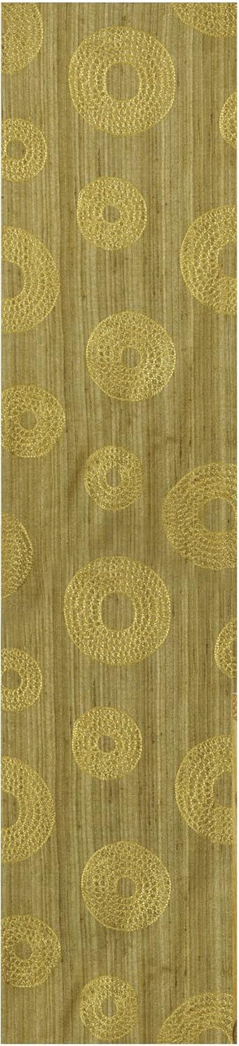Heritage Lace Serenity Table Runner, 13" x 54", Olive Bronze