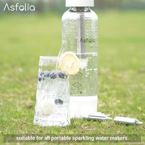 CO2 Cartridges,8g CO2 50pcs 8g CO2 Cylinders Soda Chargers for Sparkling Water Maker, Seltzer Water Chargers, Seltzer