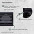 Vent Systems 4'' Inch Anthracite Air Vent Cover, Louvered Dryer Vent Cover for Exhaust and Supply Air Register