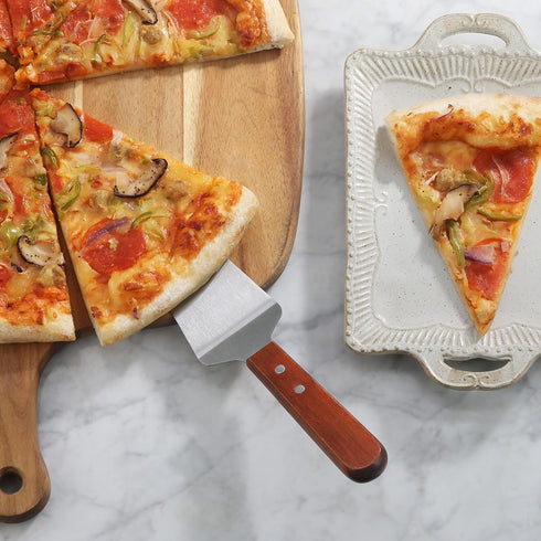 Wood Handle Pie Server, 10-Inch, New Star Foodservice