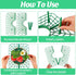 NODMIPNS 4 Sets Strawberry Plant Supports with Plant Protectors from Animals,Strawberry Growing Support Stakes