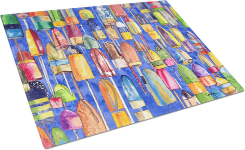 Caroline's Treasures 8723LCB Lobster Bouys Glass Cutting Board Large Decorative Tempered Glass