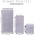 COZYART Set, Sets 6 2 2 2 650 Lavender Luxury Bath Towel Turkish Cotton Hotel Towel Bulk for Bathroom, Thick Bathroom