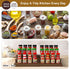 Spice Rack Organizer for Cabinet 2 Pack - 3 Tier Expandable Bamboo Spice Storage for Kitchen Cabinet, Pantry (Brown)