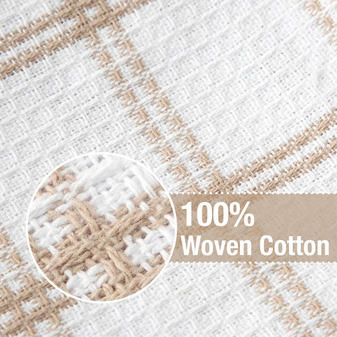 T-Fal Premium Waffle Dish Cloths: Highly Absorbent, Super Soft Long Lasting - 100% Cotton, 12"x13" Flat Waffle Dish Towel for Cleaning & Drying Dishes, (12-Pack), Sand by T-Fal
