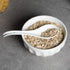 Asian Soup Spoons Set of 6, Ceramic Japanese Ramen Spoons, Dishwasher Safe