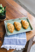 The Silicone Kitchen Silicone Oven Baking Mats, Dishwasher Safe, Extra Thick, Quarter Sheet, Green and Gray