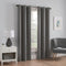 ECLIPSE Microfiber Modern Blackout Thermal Grommet Window Curtain, 42" x 84", Smoke, 1 Panel