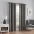 ECLIPSE Microfiber Modern Blackout Thermal Grommet Window Curtain, 42" x 84", Smoke, 1 Panel