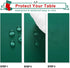 Hiasan Square Tablecloth - Waterproof Washable Polyester for Dining Room, Emerald Green, 54 x 54 Inch