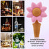 RICHCEE 2 Pcs Flower Silicone Wine Stoppers, Sunflower Bottle Stoppers for Wine and Beverage Bottles,Reusable Wine