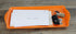Calypso Basics Plastic Melamine Sandwich Tray, Tidbit, Orange