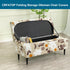 Bands,S,05 CRFATOP Printed Rectangle Ottoman Stool Cover Stretch Folding Storage Footstool Bench Slipcovers Upholstered