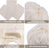 200 Pack Tatuo Muslin Bags Burlap Drawstring sachet Bags Multipurpose Canvas Linen Pouch for Tea Jewelry Wedding Party
