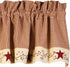 Stars And Berries Country Valance