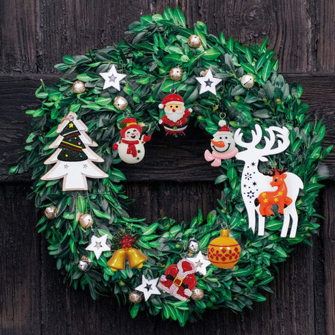 30pcs Mini Christmas Ornaments for Mini Tree Decorations, Small Resin Miniatures for Craft Christmas Decor