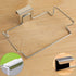 Large Stainless Steel Trash Bag Holder for Kitchen Cabinets, Under Sink Garbage Bag Holder, Waste Can