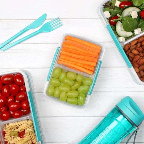Sistema Small Split Storage Container, 11.8 Ounce (Colors may vary)
