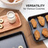 HONGBAKE 2 Pack 9.7X7.5" Toaster Oven Pans, 57% Thicker Nonstick Cookie Sheet Pan Set