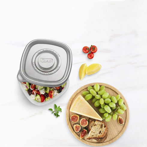Glad GladWare Home Mini Round Food Storage Containers - Small Meal Container Holds up to 4 Ounces, 8 Count