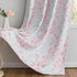 95% 84 Inches Grommet 52 Inch MEETSKY Pink Curtains for Girls Bedroom Blackout Nursery Curtains Long- Leaf Patterned