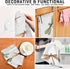 Qilmy Kitchen Dish & Tea Towel Dragonfly Reusable Cloths for Cooking & Drying Dishes, 28x18in-4 PCS