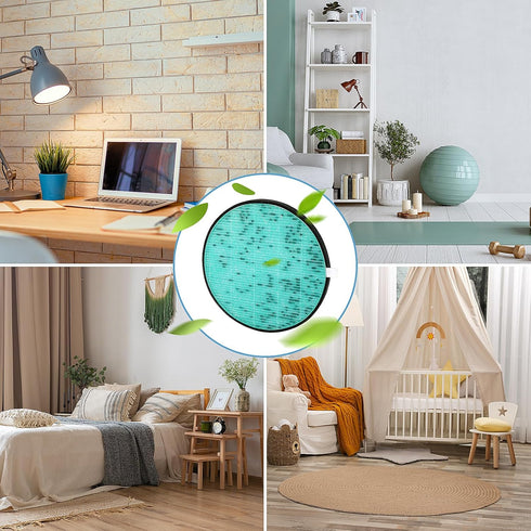 Air Purifier Replacement Filter: HEPA Filter Compatible with HomBreez Air Purifier (WG-03/WG-03-S), 3 Pack
