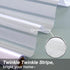 Viseeko Frosted Glass Window Privacy Film, Window Cling for Day and Night Privacy, Heat Blocking Decorative Window Film
