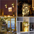 Set Lightess Wall Decor Mason Jar Sconces with Remote Control, Rustic Home Decor LED Fairy Lights with White Rose