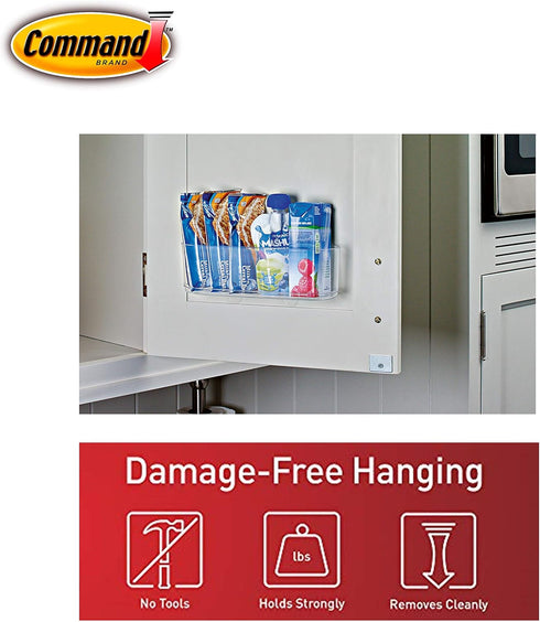 Command Large Caddy, 1 Caddy with 4 Strips - Organize Damage-Free
