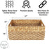 Large Woven Storage Baskets, Seagrass Baskets, Large Wicker Baskets for Storage, Large Storage Baskets