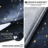MANSPHIL 100% Mulberry Silk Pillowcase for Hair and Skin, Black Galaxy Pattern - Premium 22 Momme Charmeuse Silk Pillow