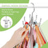 Bra Hanger for Closet, Rotatable Metal Tank Top Organizer with Max 24 Capacity for Sport Bra Storage (Silver, 1 Pack)