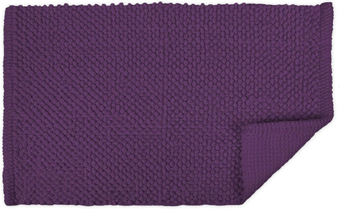 DII Popcorn Bath Rug, 17x24, Eggplant