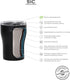 Seriously Ice Cold SIC 12oz Insulated Travel Tumbler Mug, Ice White, Premium Double Wall Stainless Steel, Leak Proof