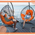 2.58 Hammock Patio(Orange,1 Tudomro Egg Chair Cushion Filling kg Replacement Rocking Wicker Chair Cushions High Back
