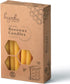 Hyoola 25 Pack Thin Beeswax Taper Candles - Handmade, 100% Pure Scented Bee Wax Candle - 6” Tall, Golden Yellow