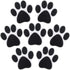 Mudder 20 Pcs Non Slip Bathtub Stickers, Shower Floor Safety Adhesive Paw Decals for Tubs, Anti Slip Applique