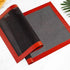 2 Pcs Silicone Mat, Microperforated Fiberglass Baking Pan Mat, Strong Heat Resistance Oven or Pan Liner Baking Tool