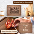 The Grillfather Walnut Cutting Board, Unique Gifts for Dad, Cool Kitchen Gifts for BBQ & Grill Masters