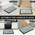 OLANLY Bathroom Rugs 30x20, Extra Soft Microfiber Bath Mat, Non-Slip, Quick Dry, Blackish Green