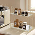 Countertop, 2 Counter 10S Countertop Edergoo Bathroom Organizer Tier Bathroom Organizer Tool-Free Assembly, Acrylic