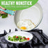 GreenLife Soft Grip Diamond Healthy Ceramic Nonstick, 10" Frying Pan Skillet, PFAS-Free, Dishwasher Safe, Turquoise