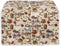Coffee Cup Patterns 2 Slice Toaster Cover, Wide Slot Dust Cover Universal for Most Microwave Toaster Oven